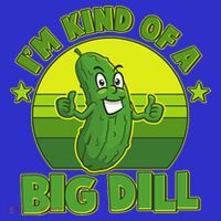Funny Pickle I'm Kind Of A Big Dill Pom Pom 12in Knit Beanie
