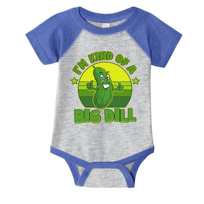 Funny Pickle I'm Kind Of A Big Dill Infant Baby Jersey Bodysuit