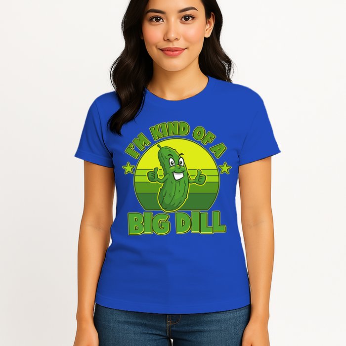 Funny Pickle I'm Kind Of A Big Dill Womens T-Shirt