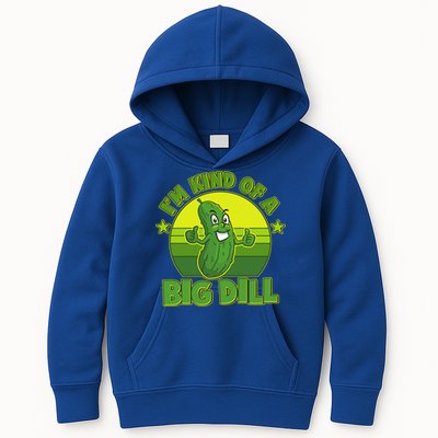 Funny Pickle I'm Kind Of A Big Dill Kids Hoodie