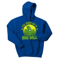 Funny Pickle I'm Kind Of A Big Dill Kids Hoodie