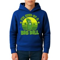 Funny Pickle I'm Kind Of A Big Dill Kids Hoodie
