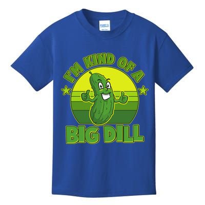 Funny Pickle I'm Kind Of A Big Dill Kids T-Shirt