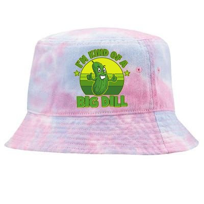 Funny Pickle I'm Kind Of A Big Dill Tie-Dyed Bucket Hat