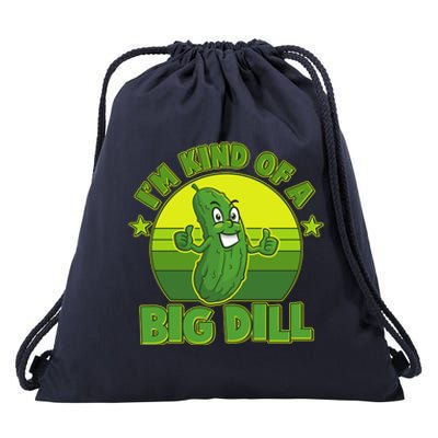 Funny Pickle I'm Kind Of A Big Dill Drawstring Bag