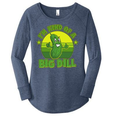 Funny Pickle I'm Kind Of A Big Dill Women's Perfect Tri Tunic Long Sleeve Shirt