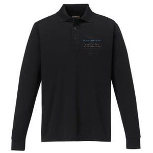 Funny Programmer  I Am A Developer Not Mathematician Performance Long Sleeve Polo