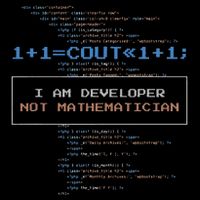 Funny Programmer  I Am A Developer Not Mathematician Kids Hoodie