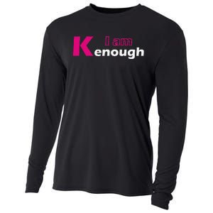 Funny Pinky I'm Ken Enough Hilarious Ken Design Cooling Performance Long Sleeve Crew