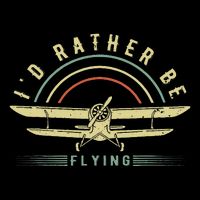 Funny Pilot I'd Rather Be Flying Airplane Pilot Gift 16 in Basic Backpack