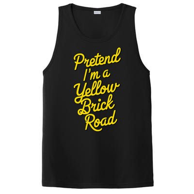 Funny Pretend IM A Yellow Brick Road PosiCharge Competitor Tank