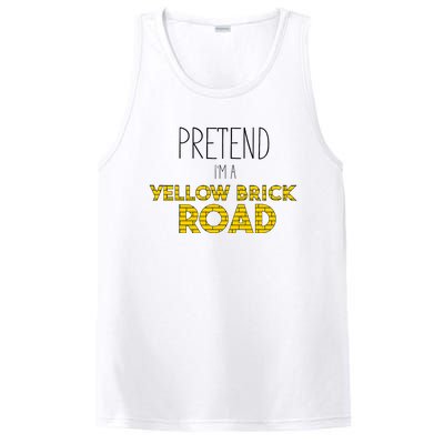 Funny Pretend IM A Yellow Brick Road PosiCharge Competitor Tank