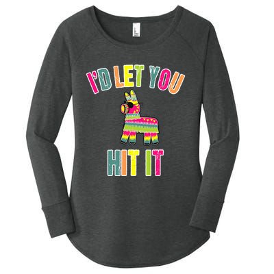 Funny Pinata I'd Let You Hit It Women's Perfect Tri Tunic Long Sleeve Shirt