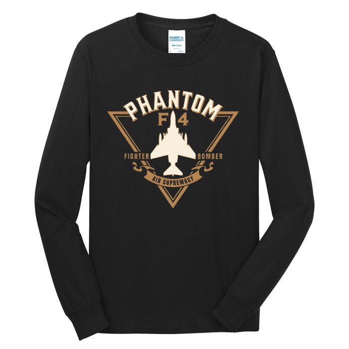 F4 Phantom Ii Naval Fighter Bomber Jet Interceptor Aircraft Tall Long Sleeve T-Shirt