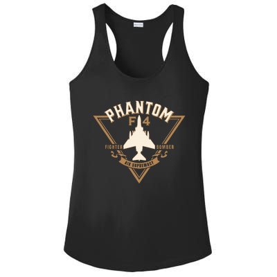 F4 Phantom Ii Naval Fighter Bomber Jet Interceptor Aircraft Ladies PosiCharge Competitor Racerback Tank