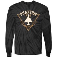 F4 Phantom Ii Naval Fighter Bomber Jet Interceptor Aircraft Tie-Dye Long Sleeve Shirt