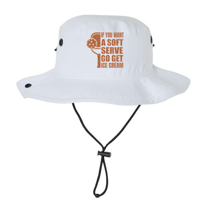 Funny Pickleball If You Want Soft Serve Go Get Ice Cream  Bucket Hat