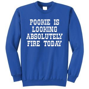 Funny Pookie Is Looking Absolutely Fire Today Sweatshirt