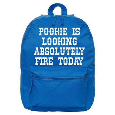 Funny Pookie Is Looking Absolutely Fire Today 16 in Basic Backpack