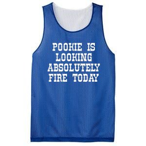 Funny Pookie Is Looking Absolutely Fire Today Mesh Reversible Basketball Jersey Tank