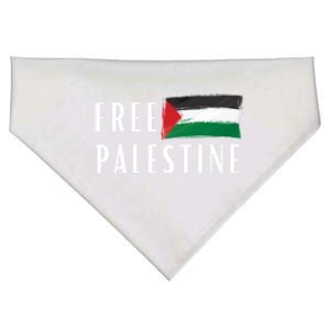 Free Palestine I Support Palestine Freedom Flag Free Gaza Meaningful Gift USA-Made Doggie Bandana