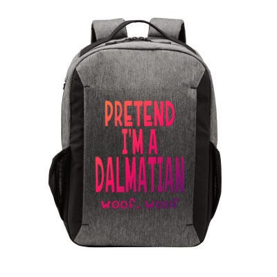 Funny Pretend Im A Dalmatian Great Gift Lazy Halloween Costume Gift Vector Backpack