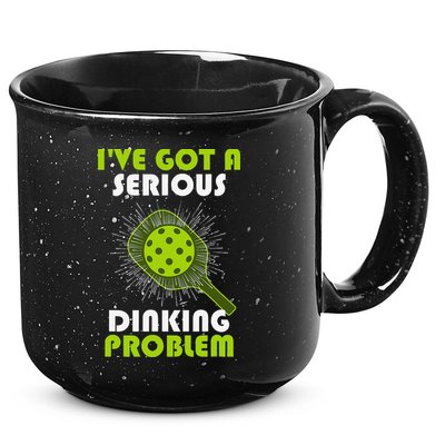 Funny Pickleball IVe Got A Serious Dinking Problem 15oz Campfire Ceramic Mug