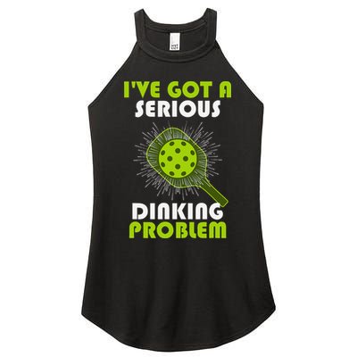 Funny Pickleball IVe Got A Serious Dinking Problem Women's Perfect Tri Rocker Tank