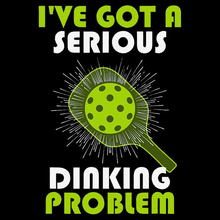 Funny Pickleball IVe Got A Serious Dinking Problem Wool Snapback Cap