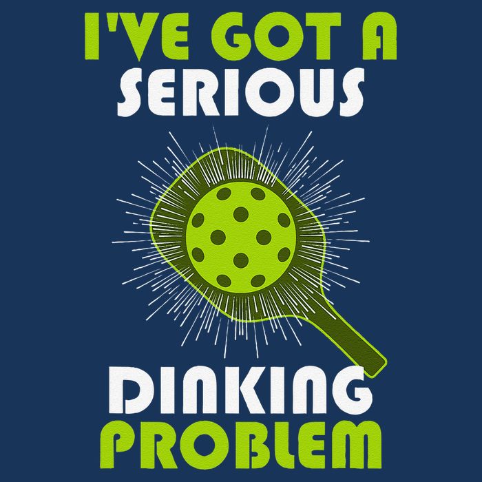 Funny Pickleball IVe Got A Serious Dinking Problem 16 in Basic Backpack