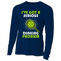 Funny Pickleball IVe Got A Serious Dinking Problem Cooling Performance Long Sleeve Crew