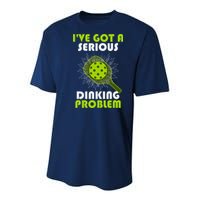 Funny Pickleball IVe Got A Serious Dinking Problem Youth Performance Sprint T-Shirt