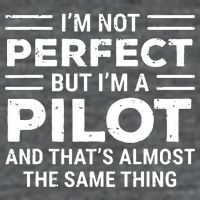 Funny Pilot Im Not Perfect But Im A Pilot Daily Commute Backpack