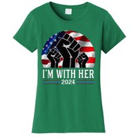 Fist Pump IM With Her Kamala Harris 2024 For President Women's T-Shirt