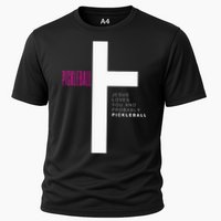 Funny Pickleball Jesus Cross Dink Shot Legend Paddle Pickler Cooling Performance Crew T-Shirt