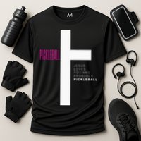 Funny Pickleball Jesus Cross Dink Shot Legend Paddle Pickler Cooling Performance Crew T-Shirt