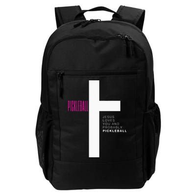 Funny Pickleball Jesus Cross Dink Shot Legend Paddle Pickler Backpack