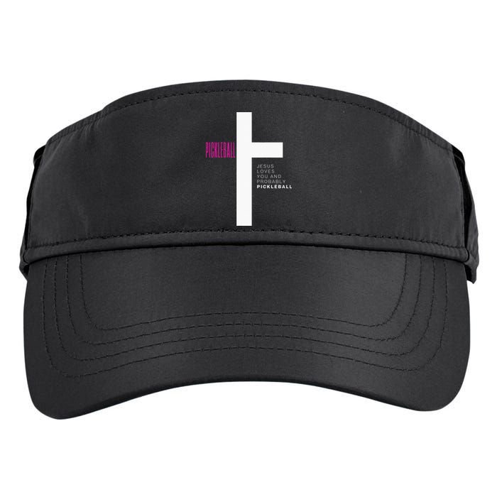 Funny Pickleball Jesus Cross Dink Shot Legend Paddle Pickler Adult Drive Performance Visor