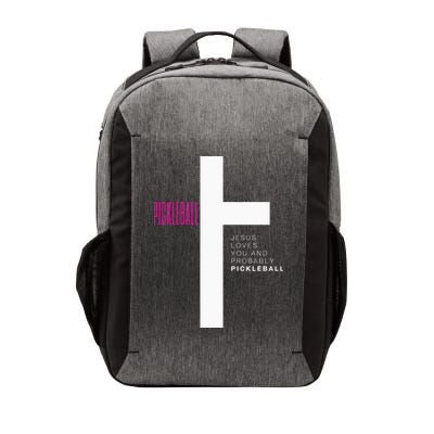 Funny Pickleball Jesus Cross Dink Shot Legend Paddle Pickler Vector Backpack