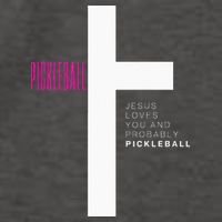Funny Pickleball Jesus Cross Dink Shot Legend Paddle Pickler Vector Backpack