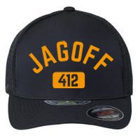 Funny Pittsburgh Jagoff 412 Steel City Pennsylvania Home Flexfit Unipanel Trucker Cap