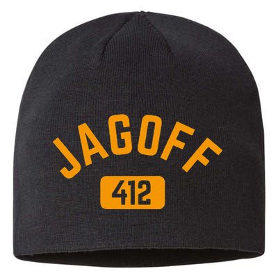 Funny Pittsburgh Jagoff 412 Steel City Pennsylvania Home Sustainable Beanie