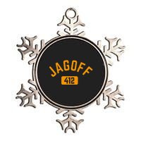 Funny Pittsburgh Jagoff 412 Steel City Pennsylvania Home Metallic Star Ornament