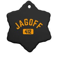 Funny Pittsburgh Jagoff 412 Steel City Pennsylvania Home Ceramic Star Ornament