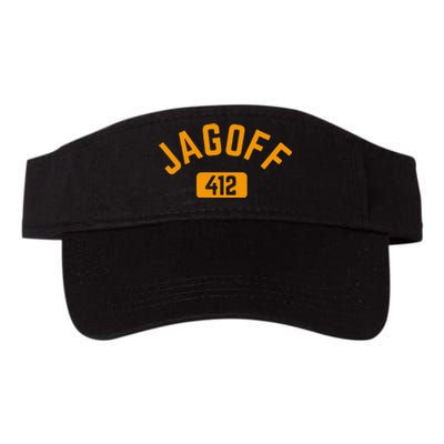 Funny Pittsburgh Jagoff 412 Steel City Pennsylvania Home Valucap Bio-Washed Visor