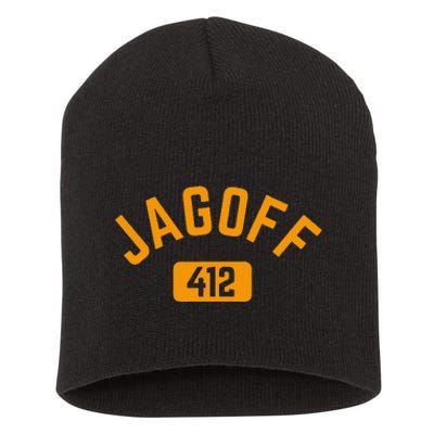 Funny Pittsburgh Jagoff 412 Steel City Pennsylvania Home Short Acrylic Beanie