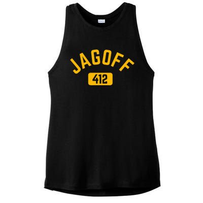 Funny Pittsburgh Jagoff 412 Steel City Pennsylvania Home Ladies PosiCharge Tri-Blend Wicking Tank