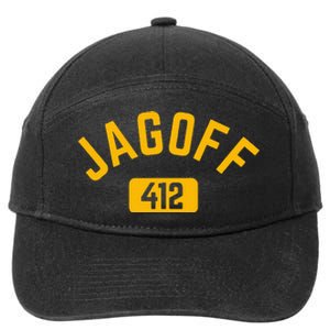 Funny Pittsburgh Jagoff 412 Steel City Pennsylvania Home 7-Panel Snapback Hat