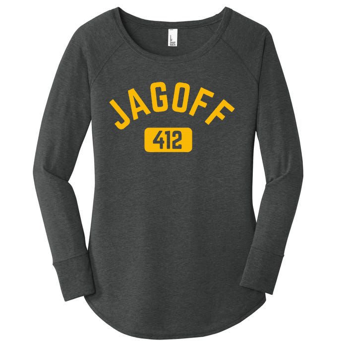 Funny Pittsburgh Jagoff 412 Steel City Pennsylvania Home Women's Perfect Tri Tunic Long Sleeve Shirt