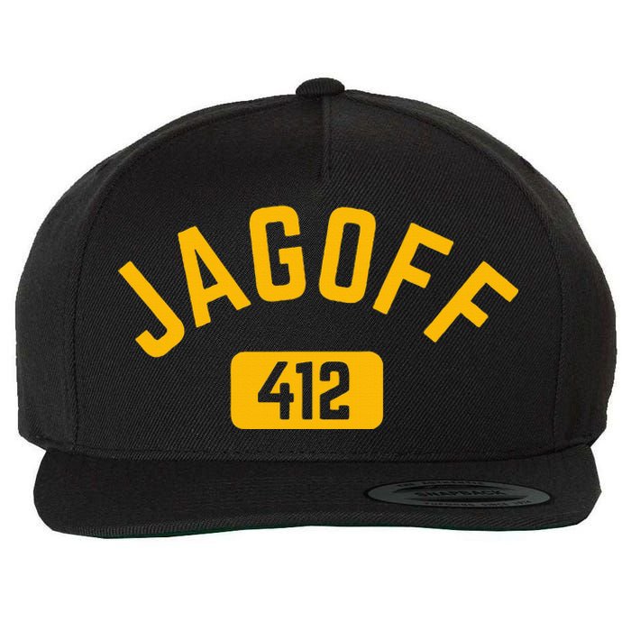 Funny Pittsburgh Jagoff 412 Steel City Pennsylvania Home Wool Snapback Cap